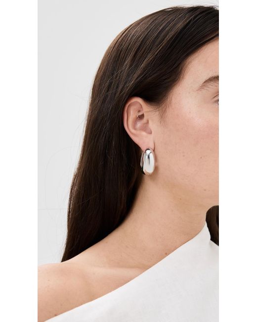 Shashi Metallic Cameron Hoops