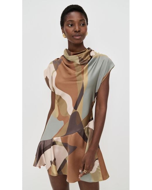 MISA Los Angles Multicolor Sandy Dress
