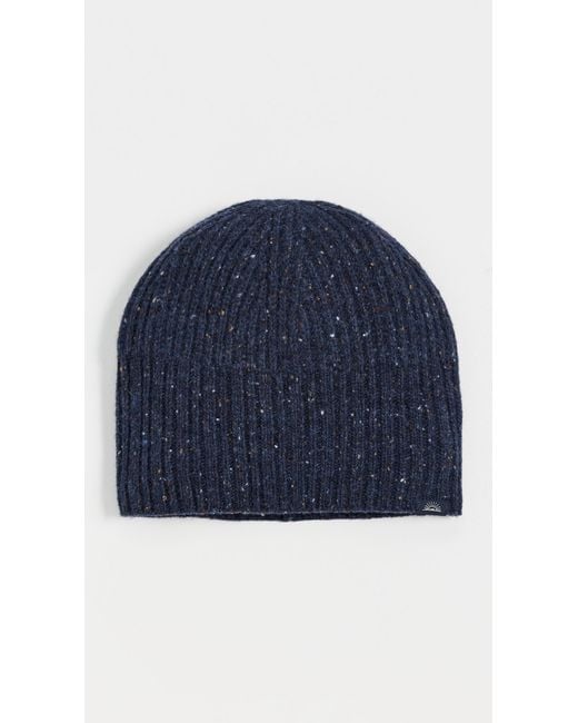 Faherty Brand Blue Nep Beanie for men