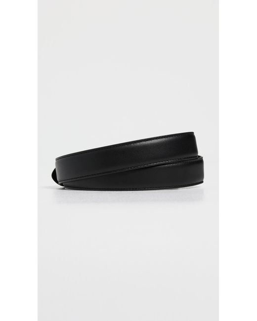 Veronica Beard Black Arch Belt
