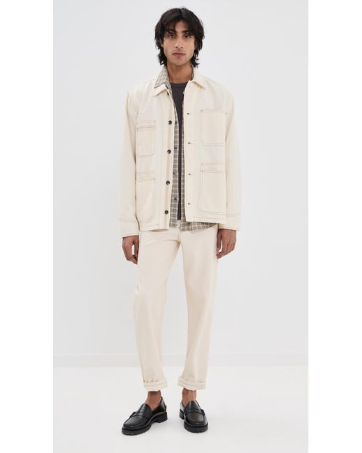 Rag & Bone Natural Denim Graham Chore Jacket for men