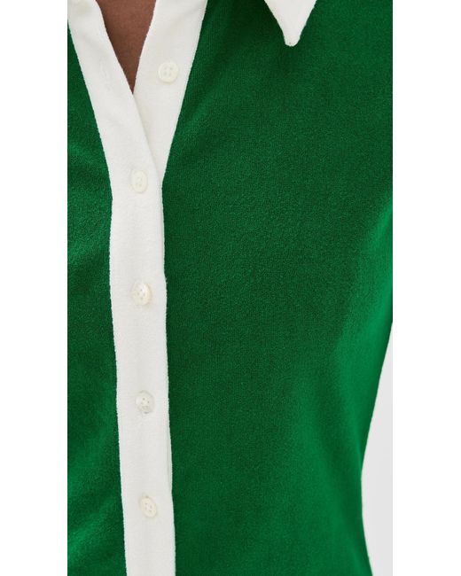 Staud Green Holtz Dress