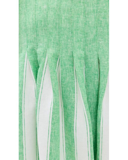Jonathan Simkhai Green Kiki Mini Dress