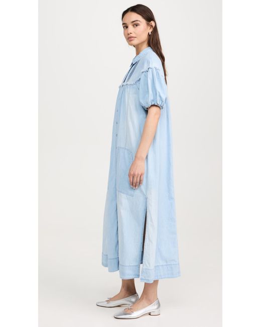 Free People Blue Free Peope On The Road Maxi Dress Buebe