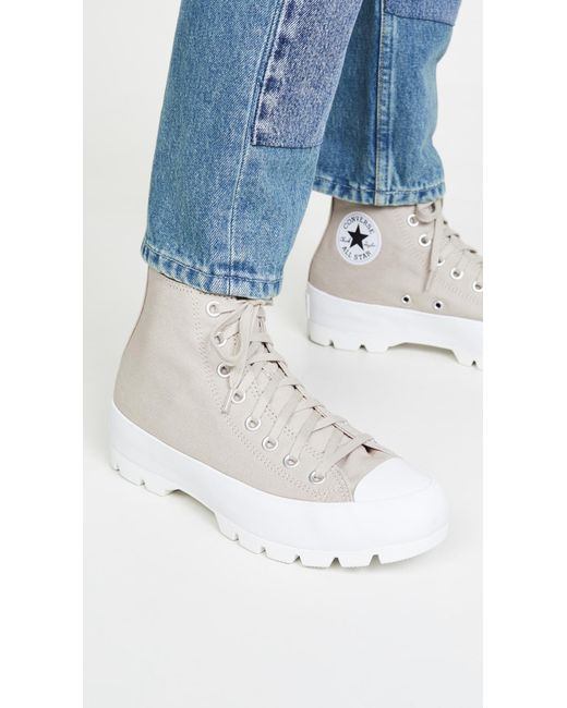 lugged converse tan