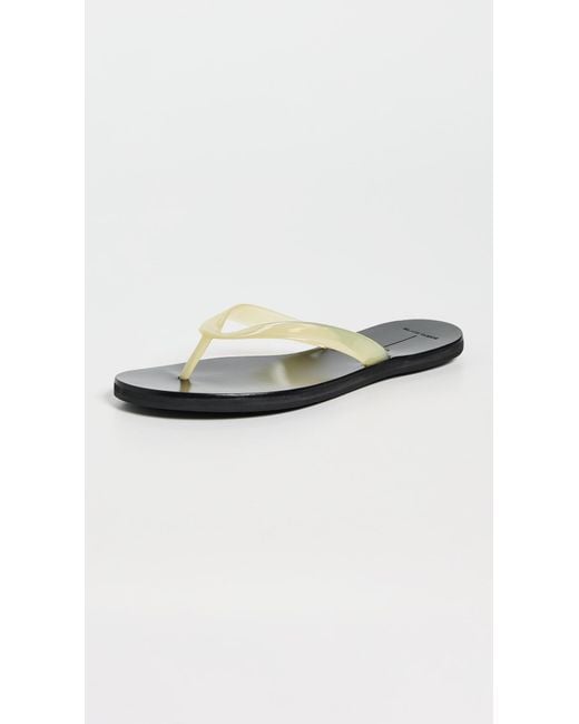 Black Suede Studio Black Jelly Sandals