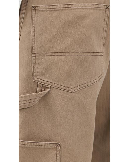 Maison Margiela Natural Canvas Work Pants for men