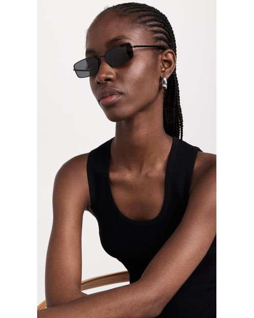Prada Black A60S Rectangular Sunglasses