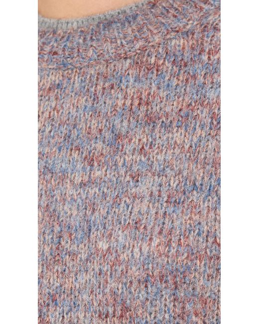 Vince Purple Marled Crew Neck