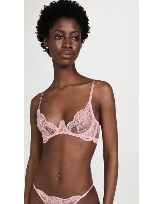 Coco De Mer Pink Muse By Alice Plunge Bra
