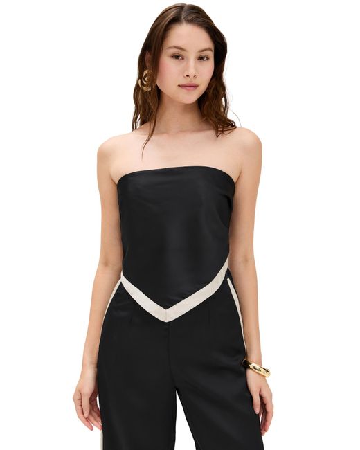 Seven Wonders Black Tina Scarf Top