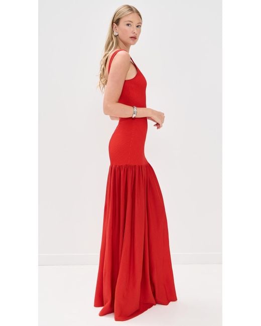 retrofte Kennedi Knit Dress in Red | Lyst