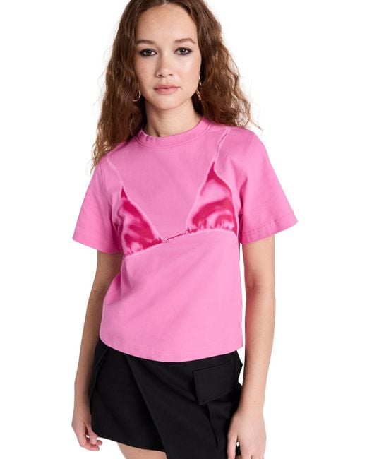 Jacquemus Le Bikini T-Shirt in Pink | Lyst
