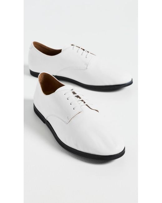 Common Projects White Soft Derby Shoes
