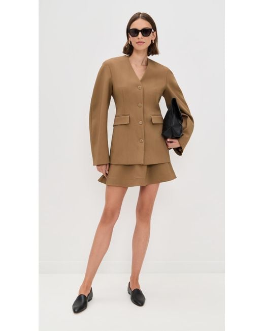 Nanushka Brown Kaori Outerwear
