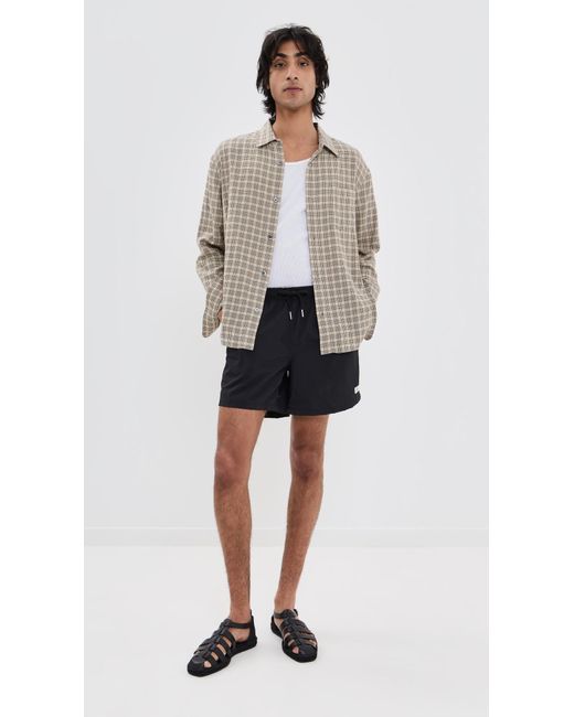 Bather Black Solid Swim Trunks 5 for men