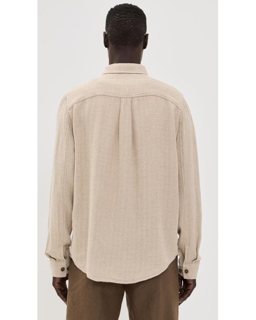 Les Deux Natural Hamilton Overshirt for men