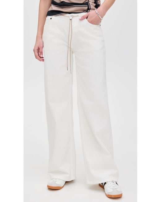 Still Here White Cool Jeans