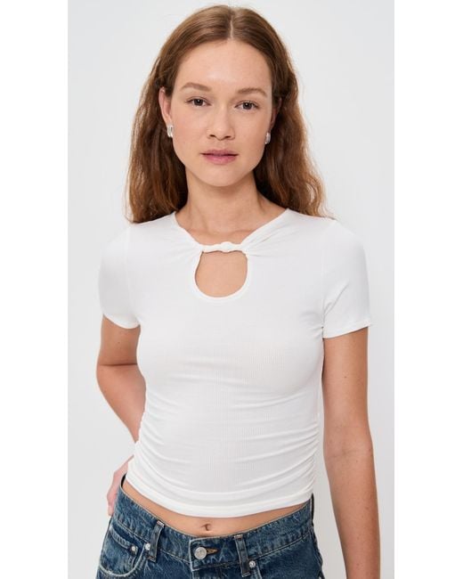 Le Bos White Amour Top