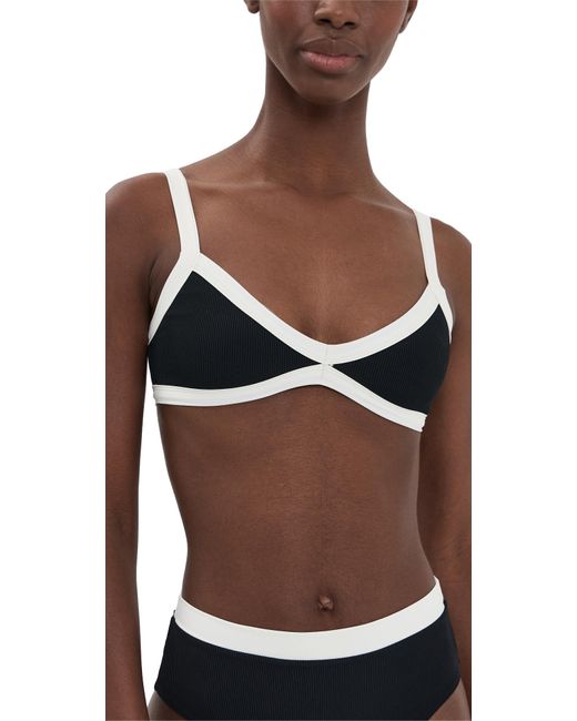 LSPACE Black Taylor Bikini Top