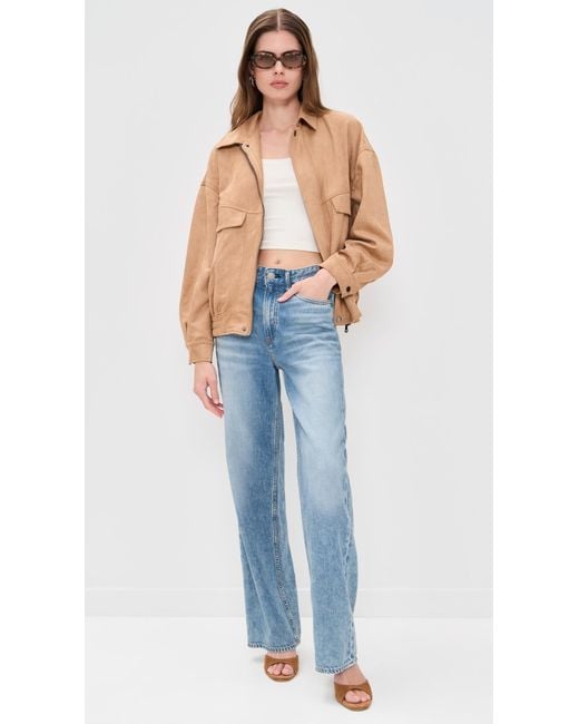 Lioness Blue Palm Desert Bomber Jacket