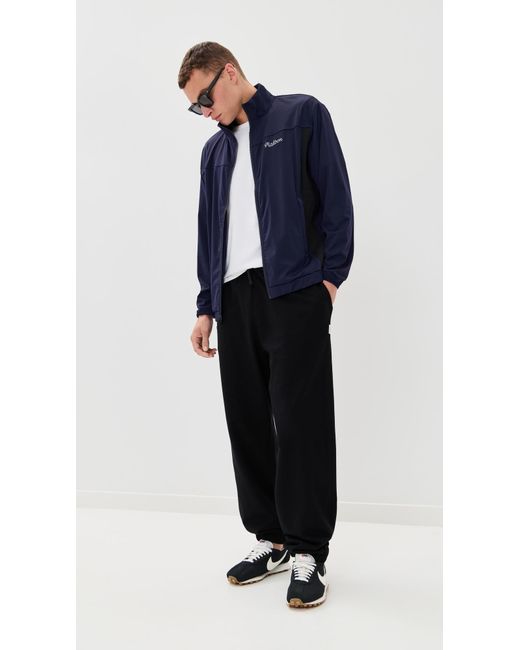 Malbon Golf Blue Peninsula Jacket for men