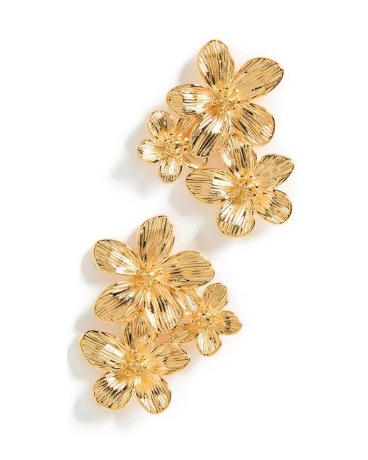 Shashi Metallic Botanique Studs