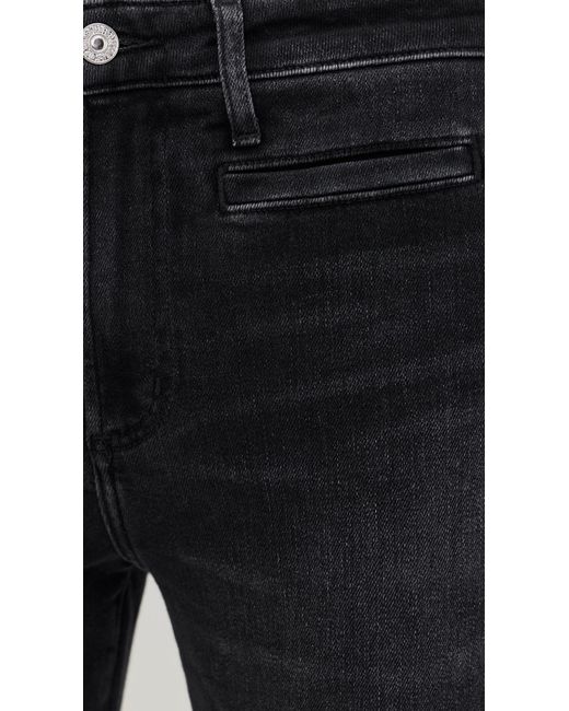 Citizens of Humanity Black Lilah Flare Jeans With Welt Pocket