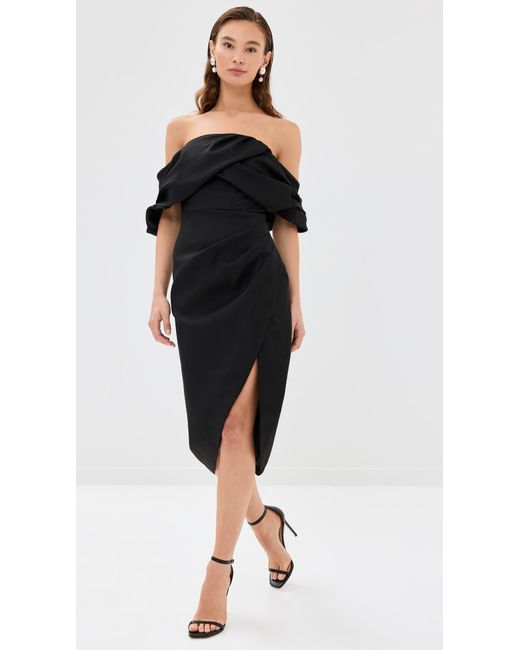 sequin embellished a-line cocktail dress ELLIATT STOCKISTS Roni Asymmetrical Gown
