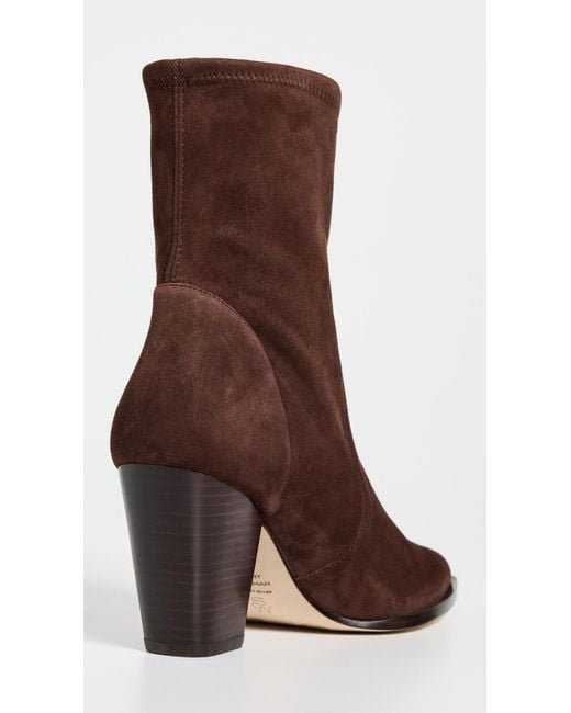 Stuart Weitzman Brown Jolene Booties