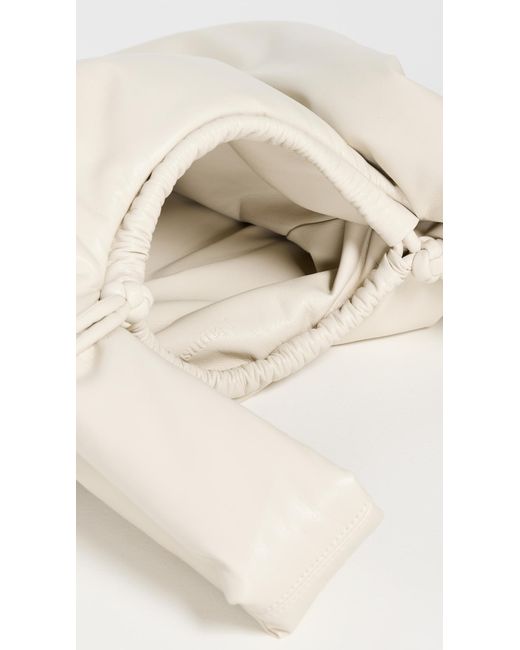 Nanushka White Jen Drawstring Large Bag