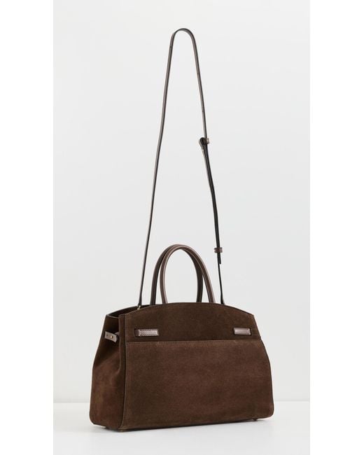 DeMellier London Brown Midi Hudson Handbag