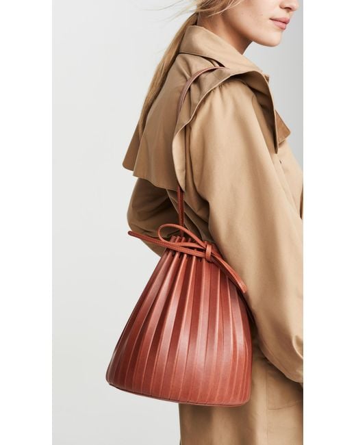 Mansur gavriel pleated bucket bag review sales