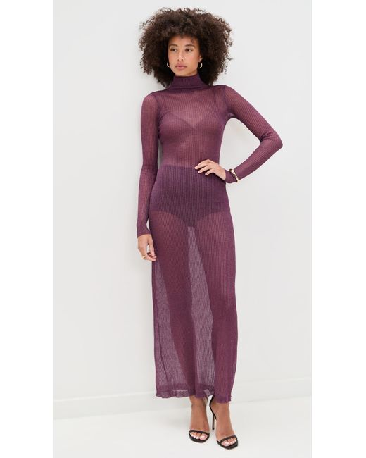 AFRM Purple Vilas Dress
