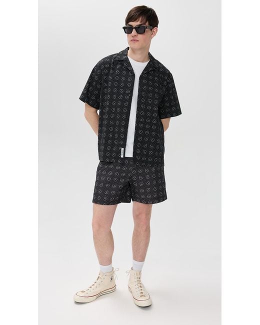 Carhartt Black Short Sleeve Furoshiki Shirt for men