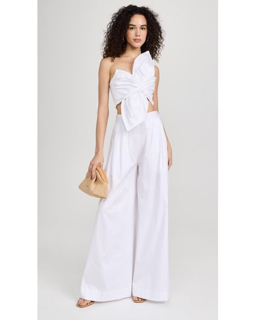 JBQ White Harper Pants