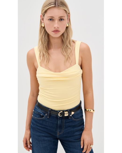 Reformation Blue Trish Knit Top