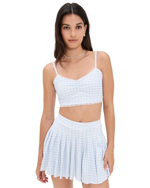 LoveShackFancy White Lenna Bra