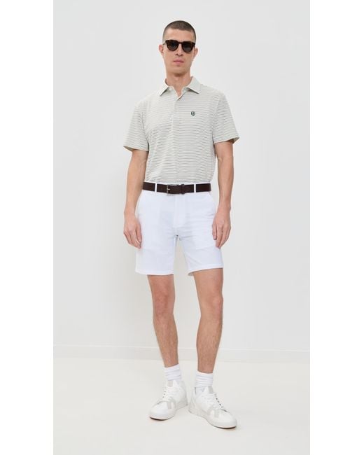 Quiet Golf White Teo Polo for men