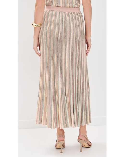 Zimmermann Natural Illuminate Mouline Maxi Skirt