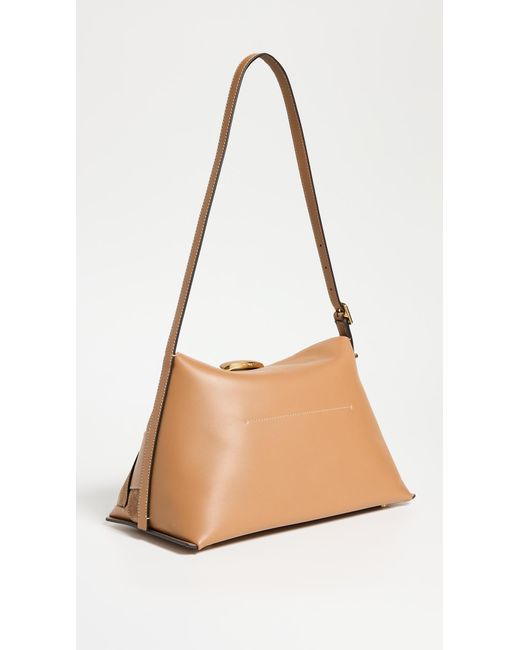 3.1 Phillip Lim Natural Id Soft Shoulder Bag With Woven Combo
