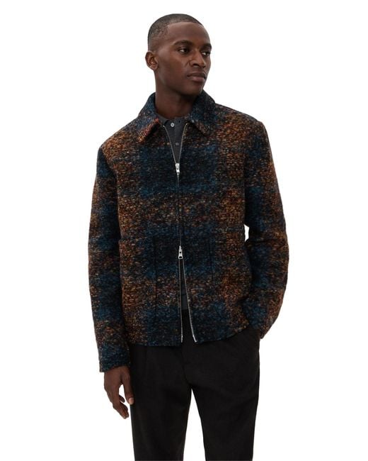 NN07 Black Gael Zip Jacket for men