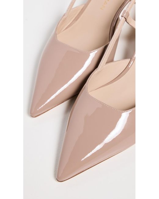 Stuart Weitzman Black Vinnie Slingback Heels 50Mm
