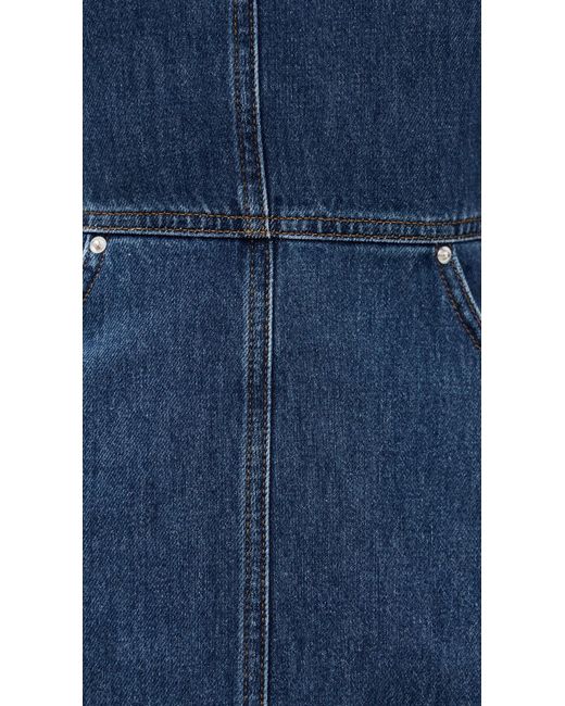 aligne waterlily denim midi dress ALIGNE