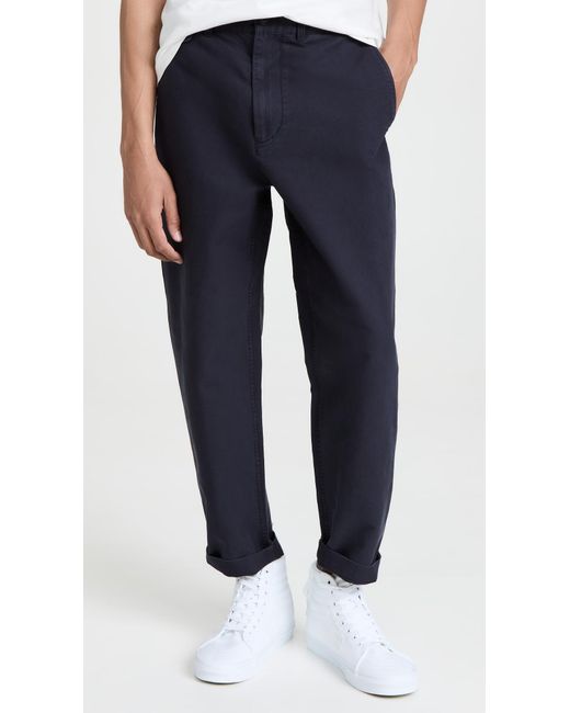 Alex Mill Cotton Flat Front Pants in Deep Navy (Blue) - Lyst