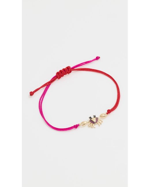 Yvonne Léon Red Crab Bracelet