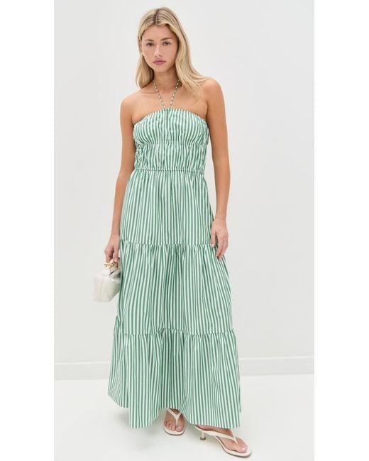 Solid & Striped Green The Jodie Dress