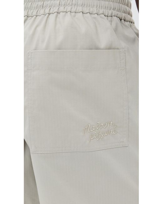 Maison Kitsuné Multicolor Elasticated Shorts 6.75 for men