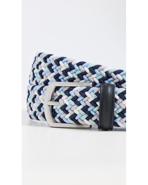 Andersons Black Nylon Woven Belt for men