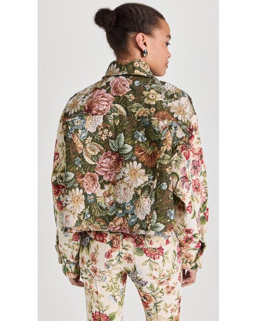 Marques'Almeida Patchwork Brocade Cropped Overshirt | Lyst